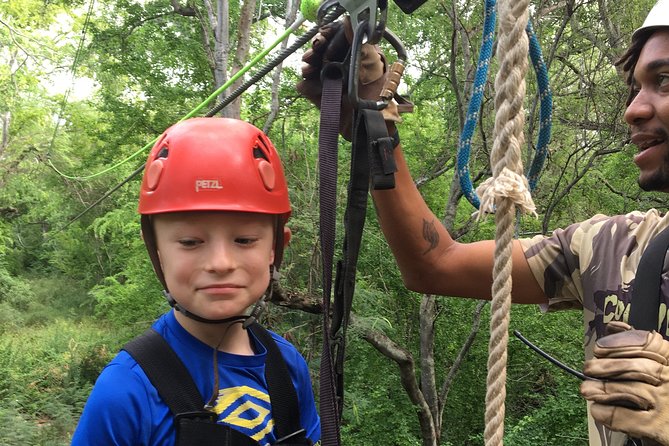 6 Zipline & Adventure Tower EPIC COMBO - The 60-Foot Adventure Tower: 18 Elements, Two Levels, and Real Height