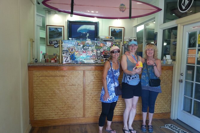 8-Hour Luxury Four Door Convertible Tour of Oahu's South and North Shores - North Shore essentials: Haleiwa, Waimea Bay, and the waterfall walk