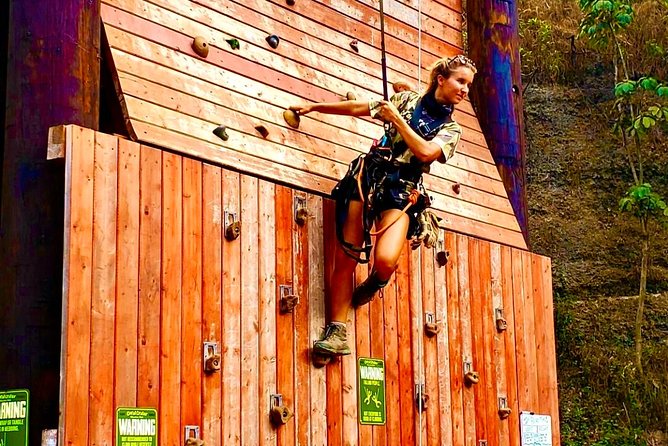 Adventure Course Extreme Including Climbing Wall & Rappel - Small group format with a max of 15: why you’ll feel cared for