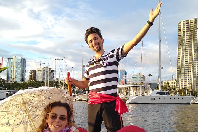 Aloha Gondola Cruise with Drinks & Pastries - Hop-On Hop-Off Bus Voucher: Don’t End the Evening at the Dock