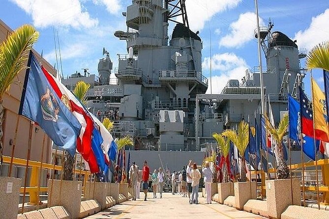 Battleships of WWII at Pearl Harbor from Waikiki - USS Arizona Memorial: quiet design, clear reminders