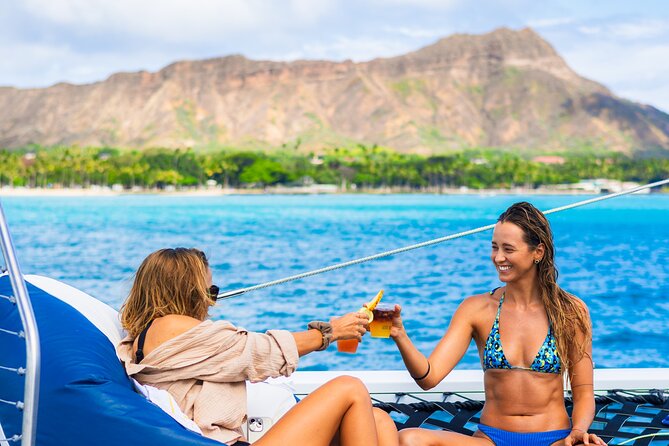 Board from Waikiki Beach for Aloha Hour Sail on Hāwea Catamaran - The 90-Minute Route: Waikiki Coast and Diamond Head From a New Angle