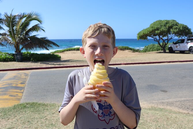 Circle Island Tour with Snorkeling & Turtles - Kahuku lunch plus the real payoff: Shark’s Cove