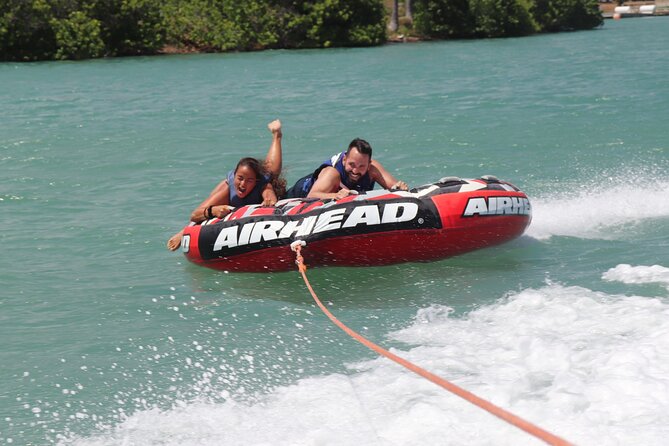 Combo Banana Boat Ride and Bumper Tube Ride in Hawaii - Banana-and-tube fun in Oahu: the exact deal you’re getting