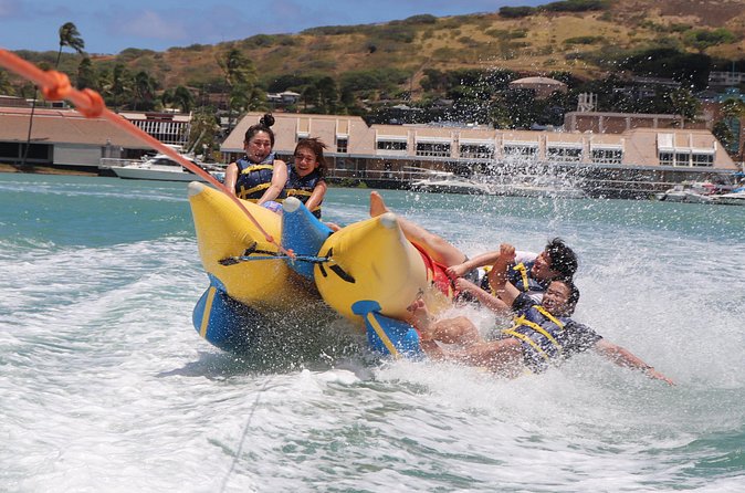 Combo Banana Boat Ride and Bumper Tube Ride in Hawaii - How intense is it, really?