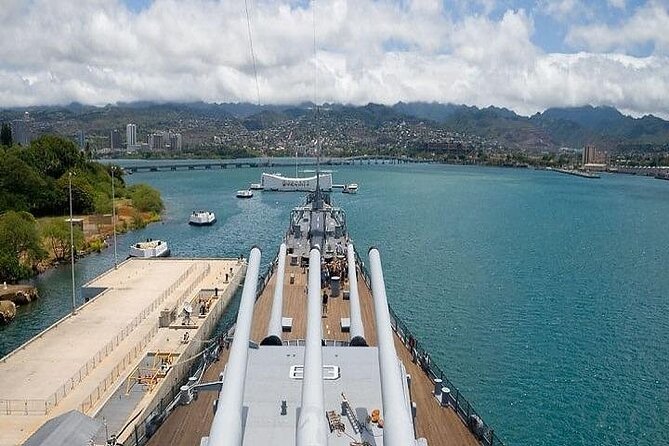 Complete Pearl Harbor Experience Tour Departing Kauai - Stop 5: USS Oklahoma Memorial (the 429 marble sticks)