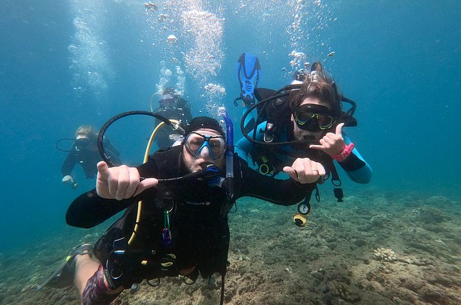 Discover Scuba Diving in Hawaii - Non certified divers! - The Boat Break: Views of Diamond Head, Koko Head, and Hanauma Bay Ridgeline