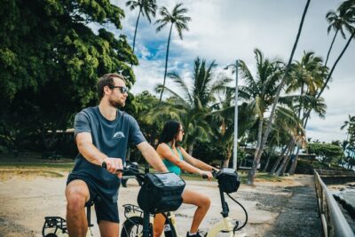 Electric Bike Rentals Waikiki: Honolulu E- Bike Rentals - Riding your plan: using the map to reach Diamond Head, then branching out