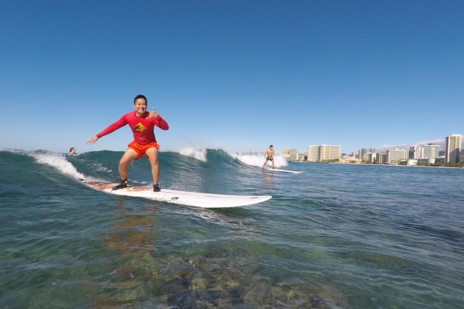 Exclusive Group Surfing Lesson with Waikiki Courtesy Shuttle - From the Kalākaua pickup to Ohana Surf Center