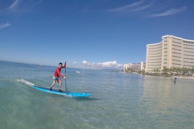 Family Stand Up Paddle Lesson with Waikiki Courtesy Shuttle - The Ohana Surf Center Check-In at Waikiki Beach Marriott