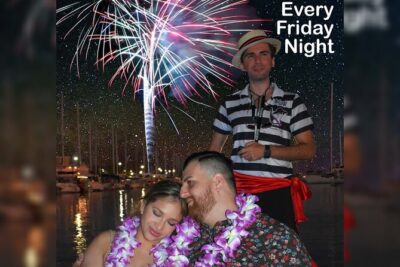 Fireworks Waikiki Gondola Cruise -lots of fun- - Getting there: the 7:30 pm start at Ala Moana