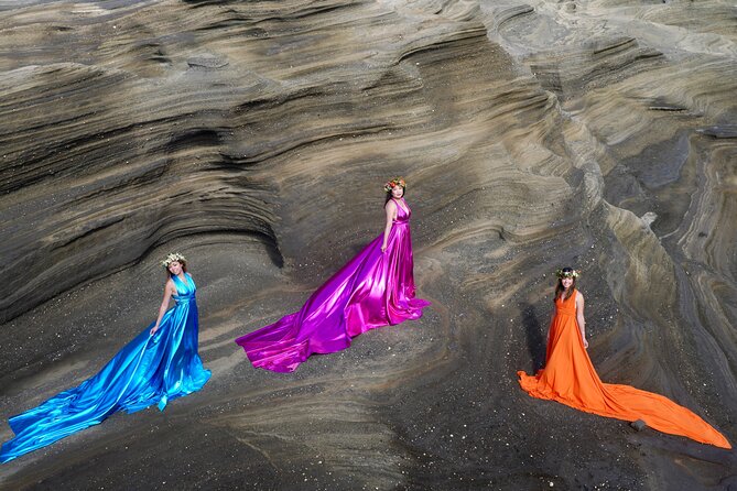Flying Dress Photoshoot on Oahu - The dress rental: shipping, cleaning, and the long-train factor