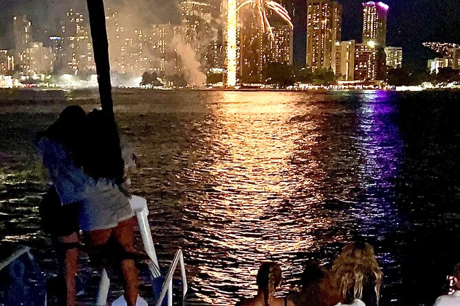 Friday Night Firework Cruise in Waikiki - Fireworks From the Deck: Great Views, Short Show