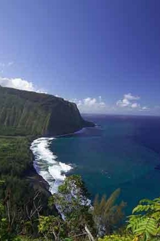 From Oahu: Big Island Volcano Adventure - Chain of Craters Road: lava fields, sea cliffs, and the long view