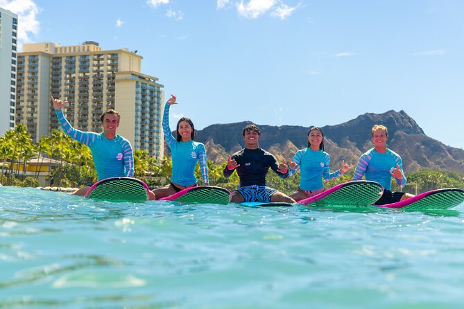 Group Surf Lesson in the Heart of Waikiki - Small-group coaching with Jamie O’Brien Surf instructors
