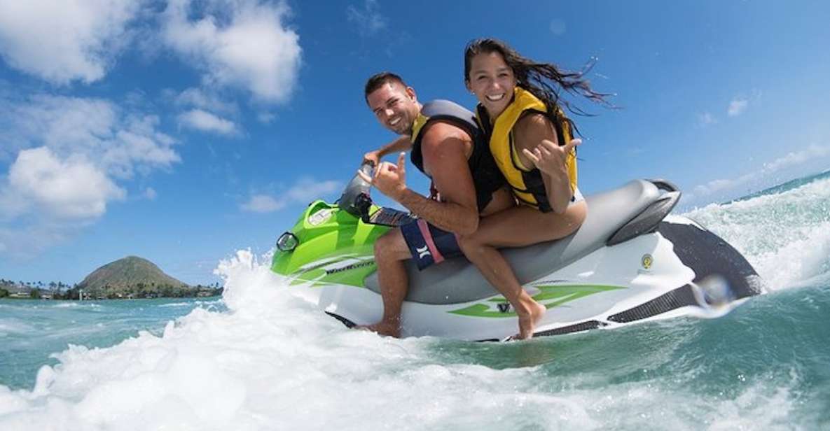 Hawaii Kai: Maunalua Bay Jet Ski Ride - Your 90-minute plan: check-in, shuttle, gear, then 30 minutes on the water