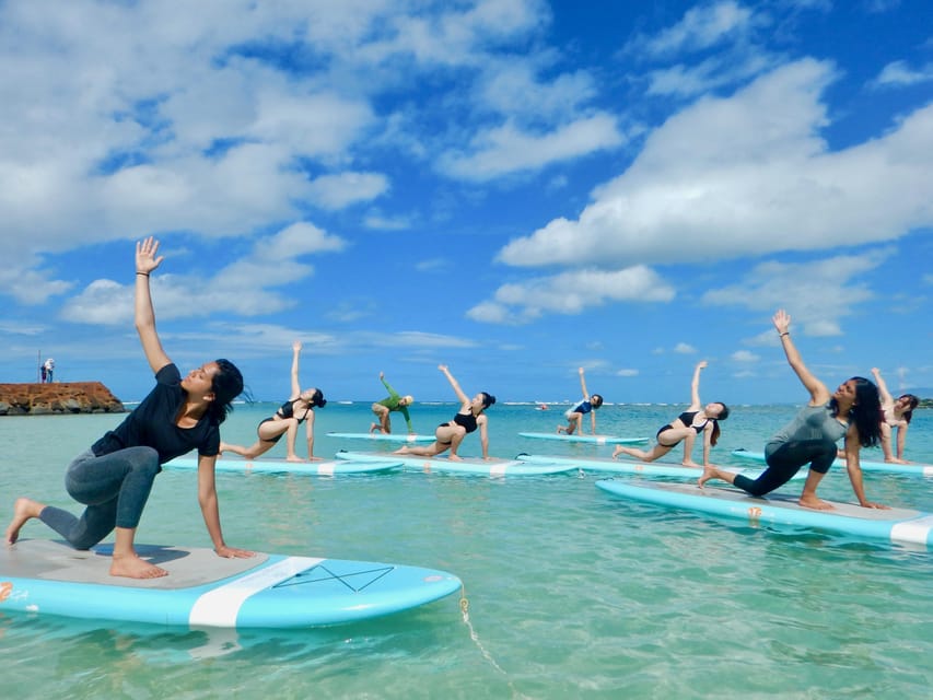 Honolulu: SUP (Standup Paddleboard) Yoga Class - How to handle the balance challenge (and stay in good humor)