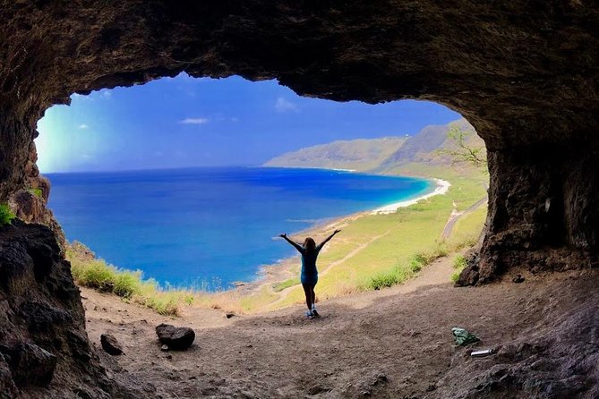 Incredible west side hidden gems -PLEASE CONTACT BEFORE BOOKING - Makua Cave on the leeward edge: ocean-carved time travel
