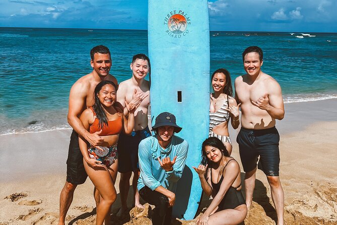 Learn to surf with a local big wave rider on the North Shore of Oahu - The I-Can-Stand Guarantee and Safety-First Coaching