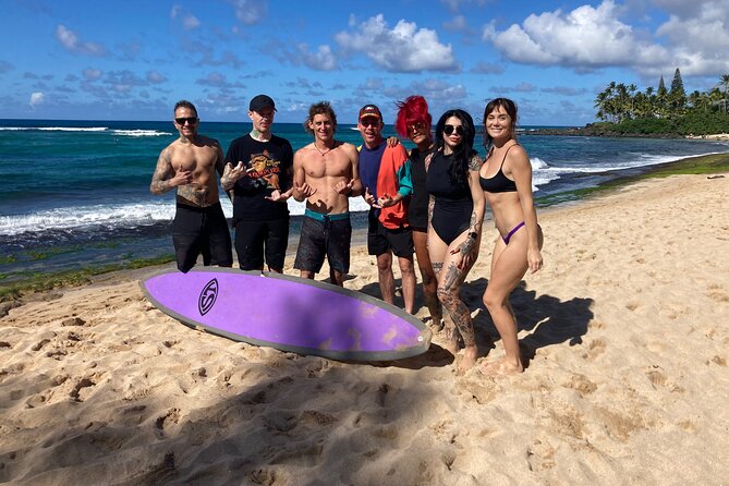 Learn to surf with a local big wave rider on the North Shore of Oahu - Meeting at Kahalewai Place and Timing Your Day in Haleiwa
