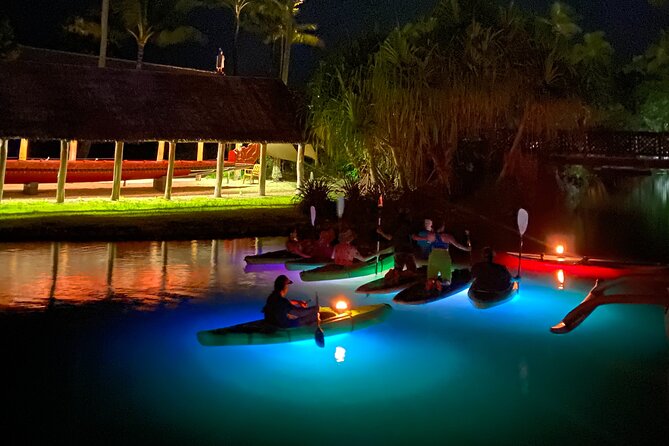 Lunar Legends Night Stand up Paddle Kayak Water Experience - What Each Part Feels Like: Mini Lagoon Ride, Star Time, and Small Waterfalls