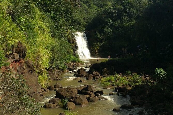 North Shore day,Waterfalls and Turtles Tour - Lunch in Holly Eva after the swim: refuel and reset
