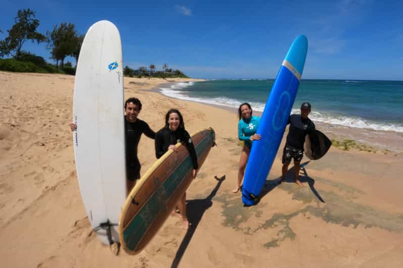 Oahu: Beginner Group Surf Lesson on North Shore - North Shore Banzai instructors: what Keoni and Kalani add to the experience