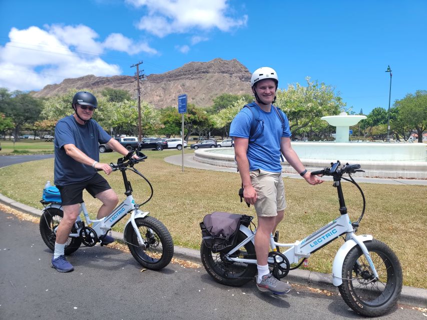 Oahu: Diamond Head E-bike Scenic Ride - Amelia Earhart / Diamond Head lookout: the photo stop that anchors the whole ride