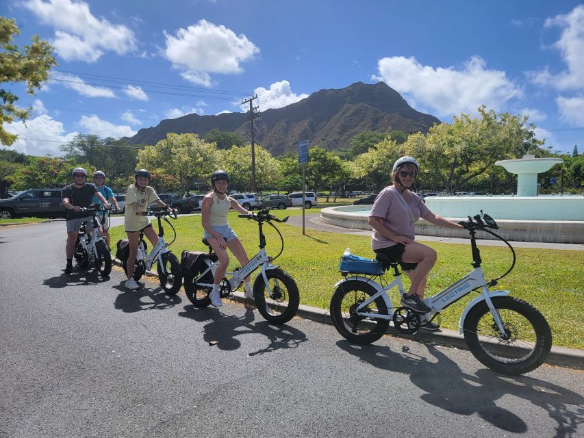Oahu: Diamond Head E-bike Scenic Ride - Back to Waikiki via Ala Wai Canal and Kalakaua Ave