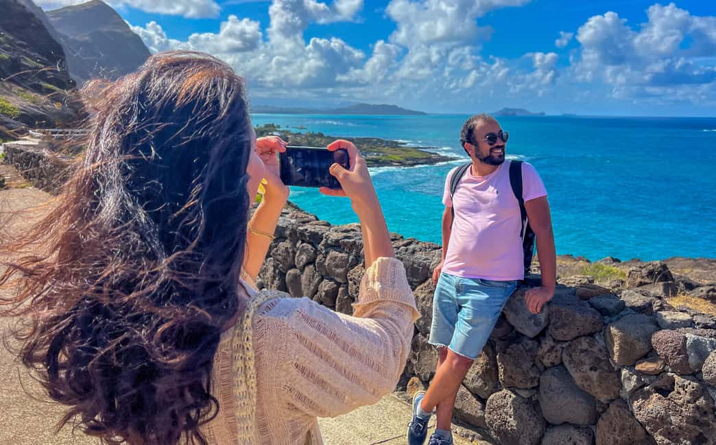 Oahu: Full-Day Guided Hawaiian Food and Photo Tour - Lookouts That Really Pay Off: Diamond Head, Halona Blowhole, and Makapuʻu