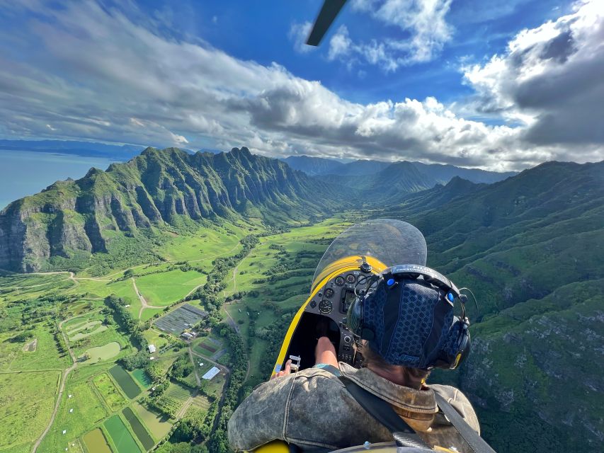 Oahu: Gyroplane Flight over North Shore of Oahu Hawaii - Interactive Flying: When the Instructor Lets You Take Over