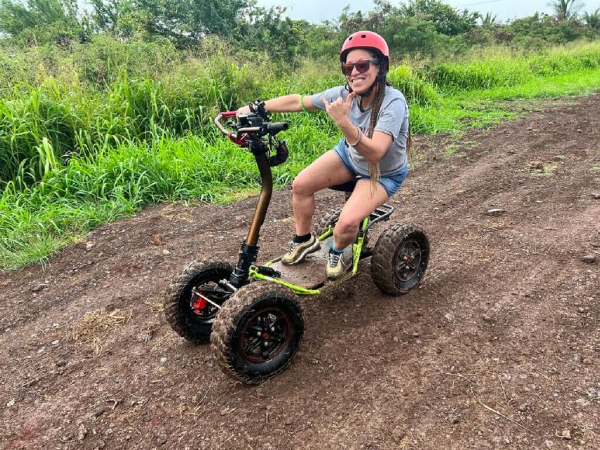 Oahu, Haleiwa: Da Mongoose EzRaider 1.5 hour ATV Adventure - On the North Shore: Private Trails, Farm Roads, and Big View Moments