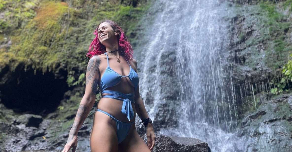 Oahu: Hidden Hawaii Waterfall Hike and Beach Tour - Lanikai Beach finale: picnic-style time with a calmer spot