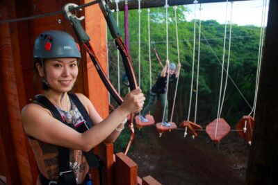 Oahu: High Ropes Adventure, Climbing, & Rappel Experience - Check-in, safety gear, and how the instructors help you move