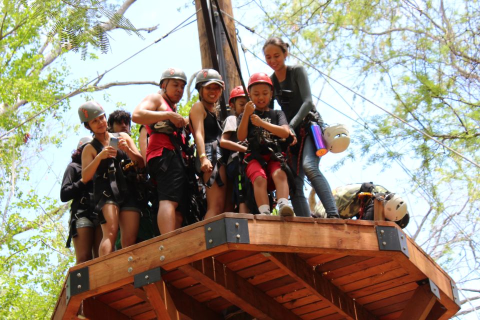 Oahu: High Ropes Adventure, Climbing, & Rappel Experience - The 50-foot freefall: how to handle the adrenaline moment