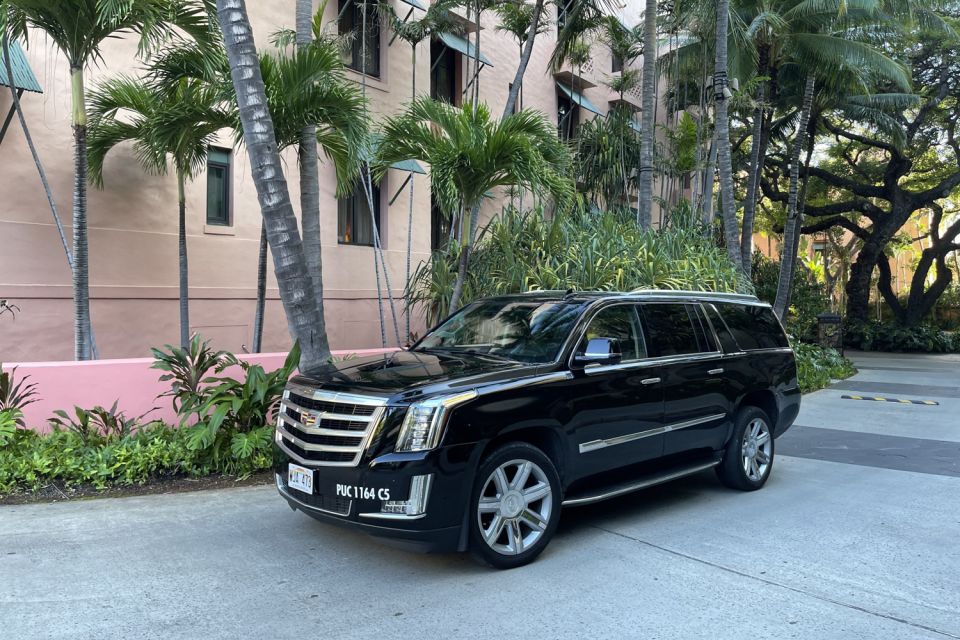 Oahu: Honolulu Airport Private by Escalade SUV - Why a Private Honolulu SUV Transfer Makes Arrival Feel Easy