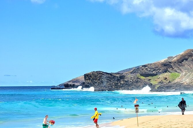 Oahu Island Sightseeing and Food Combo Tour - Diamond Head and Halona Blowhole: crater views and sea-spray drama