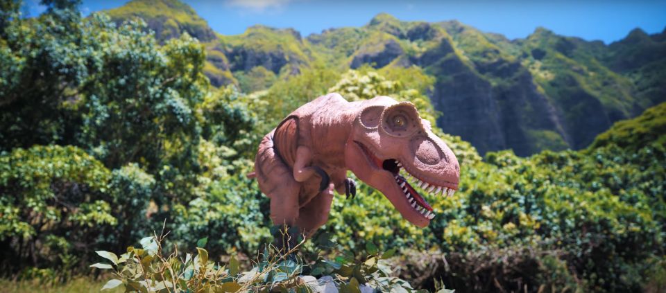 Oahu: Kualoa Jurassic Movie Set Adventure Tour - Photo stops and props: fun, fast, and very on-brand