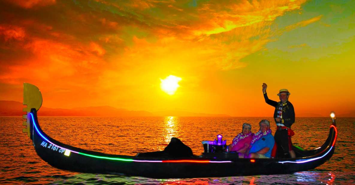 Oahu: Luxury Gondola Cruise with Drinks and Pastries - What you do during the cruise: snacks, drinks, and a calm pace