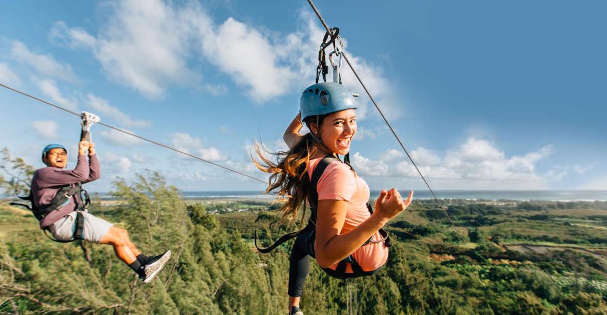 Oahu: North Shore Zip Line Adventure with ATV and Farm Tour - Key highlights to know before you go