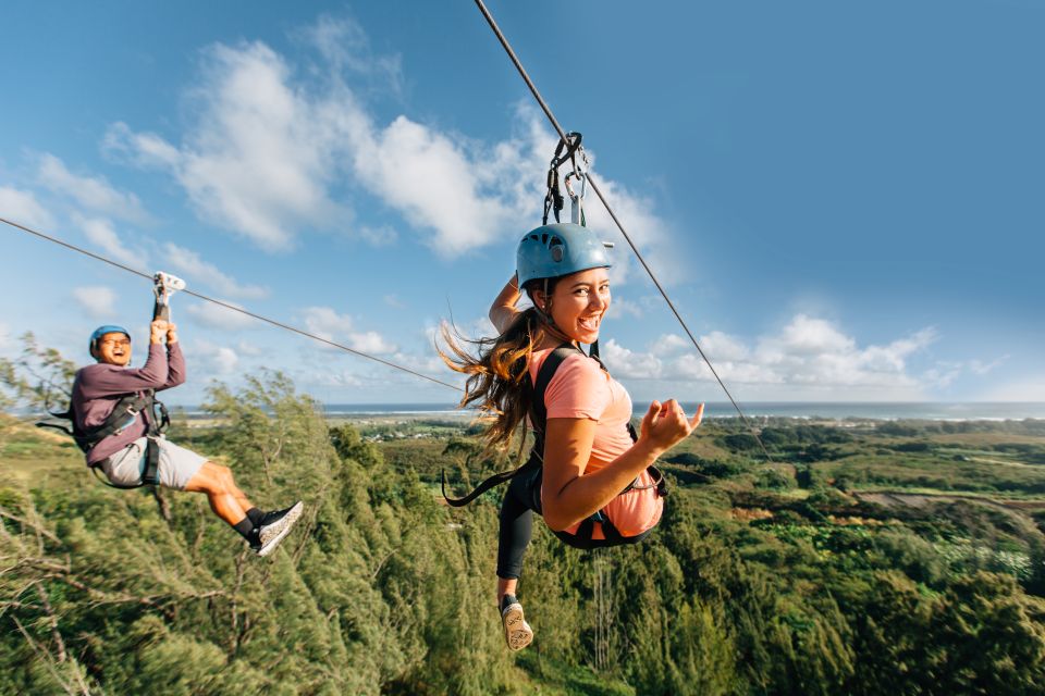 Oahu: North Shore Zip Line Adventure with ATV and Farm Tour - The big idea: zip lines plus real North Shore scenery