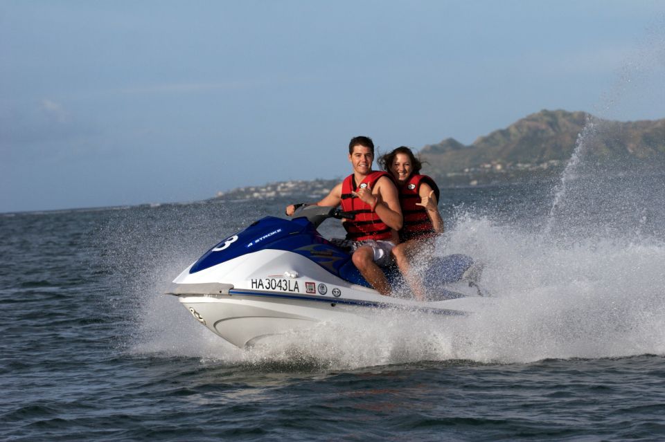 Oahu: Tandem Jet Ski Adventure on Maunalua Bay - Getting There: Water Taxi Transfer From the Marina