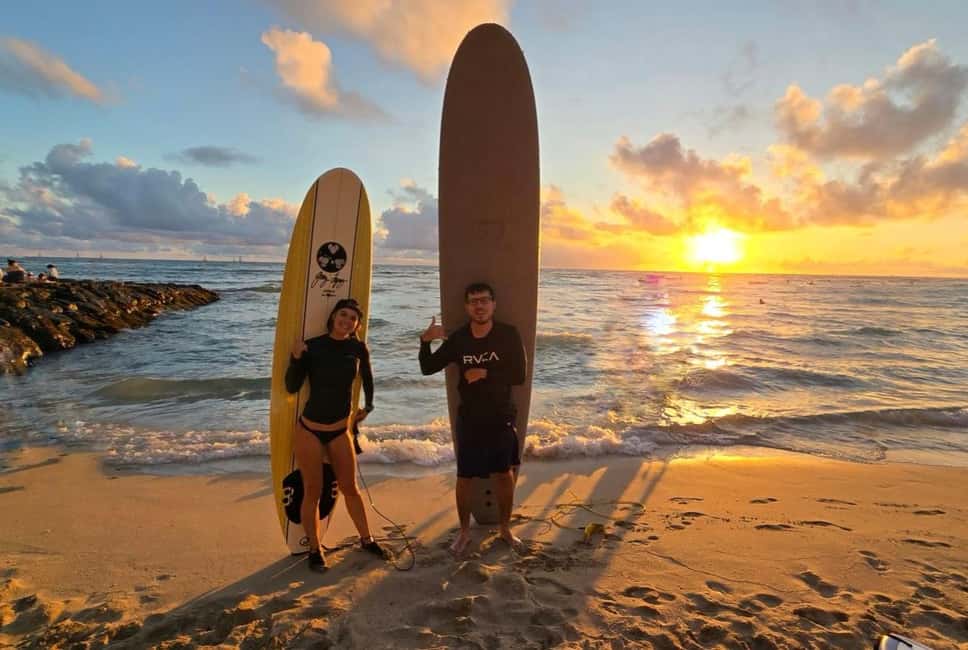 Oahu: Waikiki Beginner Private Surf Lesson- Female Guide - Key points before you go