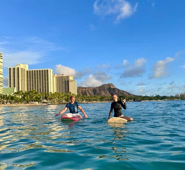 Oahu: Waikiki Beginner Private Surf Lesson- Female Guide - Paddling Out Together: The Water Part You Can Actually Handle