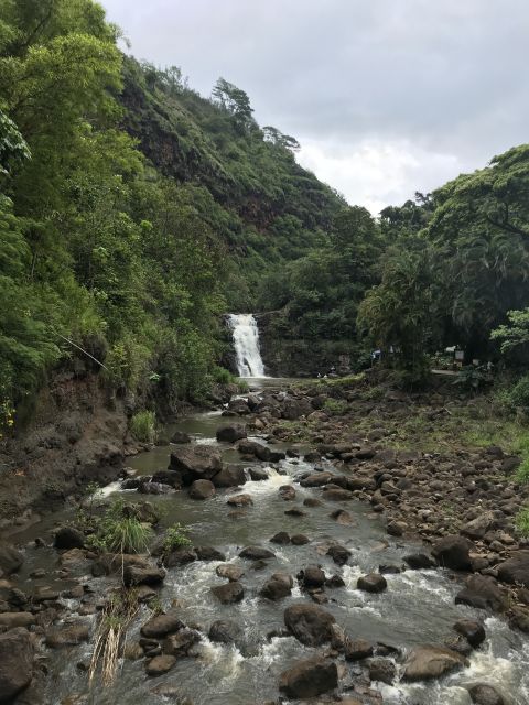 Oahu: Waimea Falls & valley & North Shore day - Waimea Valley: Gardens, Hawaiian Village, and the 45-Foot Waterfall Swim