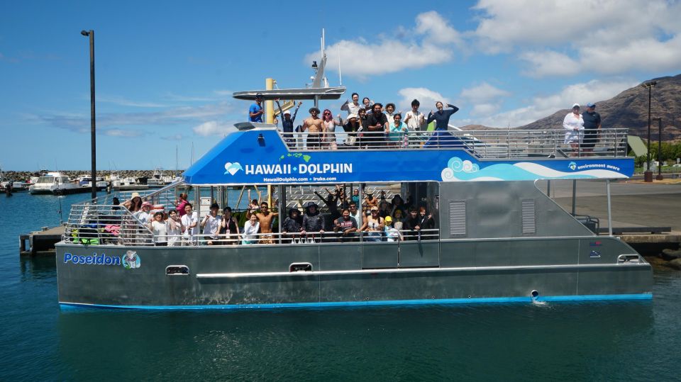 Oahu: Wild Dolphins Swim Turtle Snorkel Tour & Waterslide - Captain Stef and crew energy: why staff quality matters on wildlife days