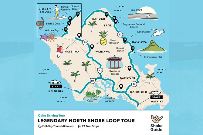 Oahu's North Shore Self-Guided Audio Tour - Price and Value: $15.99 for Up to 15 People