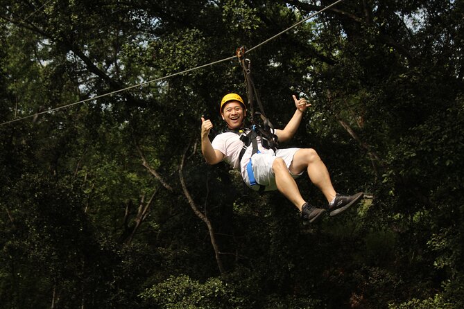Off-Road ATV & 3 Zipline Combo (Optional Waikiki Shuttle) - Ziplining Over Oahu: 3 Lines, Good Control, Beginner-Friendly Nerves