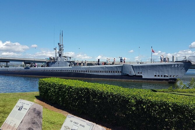 Pearl Harbor USS Arizona & Bowfin Submarine - Punchbowl Crater and downtown Honolulu landmarks after Pearl Harbor