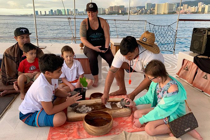 Polynesian Canoe Sunset Sail - Hands-On Hawaiian Moments: Hula, Lei-Making Style Participation, and Poi